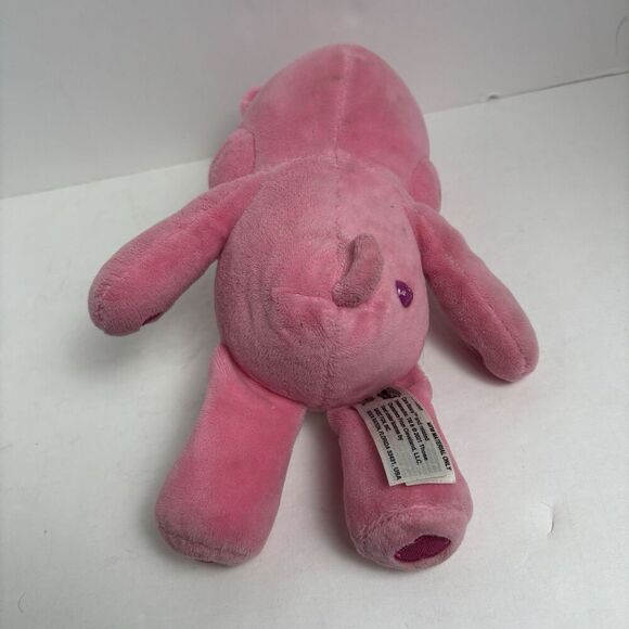 Care Bears 9” CHEER BEAR Rainbow Belly Pink Stuffed Animal Plush 2021 - Picture 3 of 7